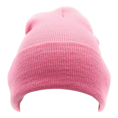 Beanies Caps Toboggan Cuffed Soft Knit in Bulk Multi-Color Plain Blank Wholesale Lot