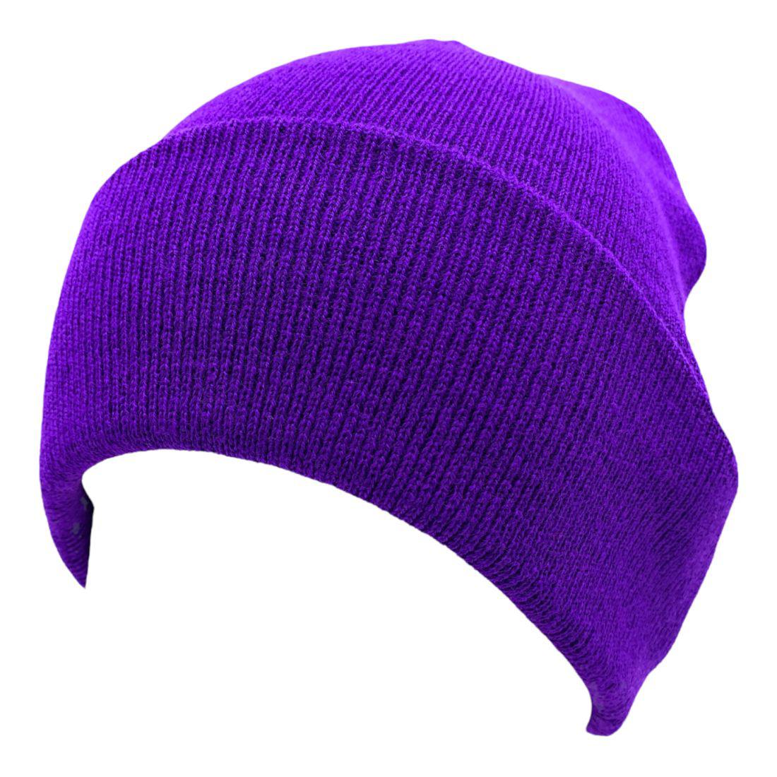 Beanies Caps Toboggan Cuffed Soft Knit in Bulk Multi-Color Plain Blank Wholesale Lot