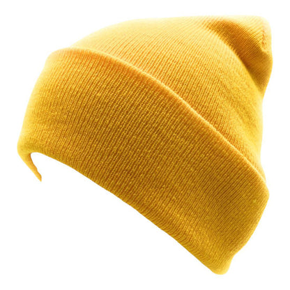 Beanies Caps Toboggan Cuffed Soft Knit in Bulk Multi-Color Plain Blank Wholesale Lot