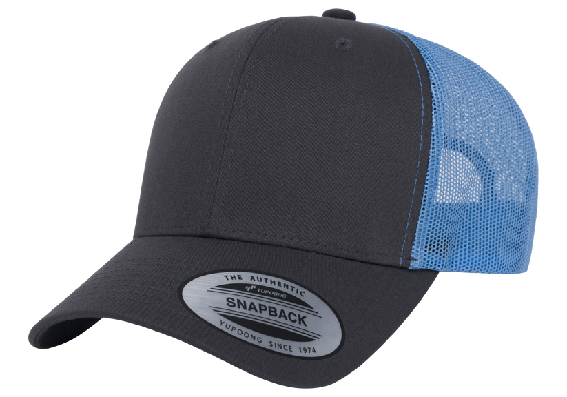 YP Classics, Yupoong 6606 6 Panel Retro Trucker Cap - Blank