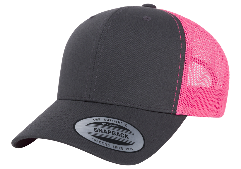 YP Classics, Yupoong 6606 6 Panel Retro Trucker Cap - Blank