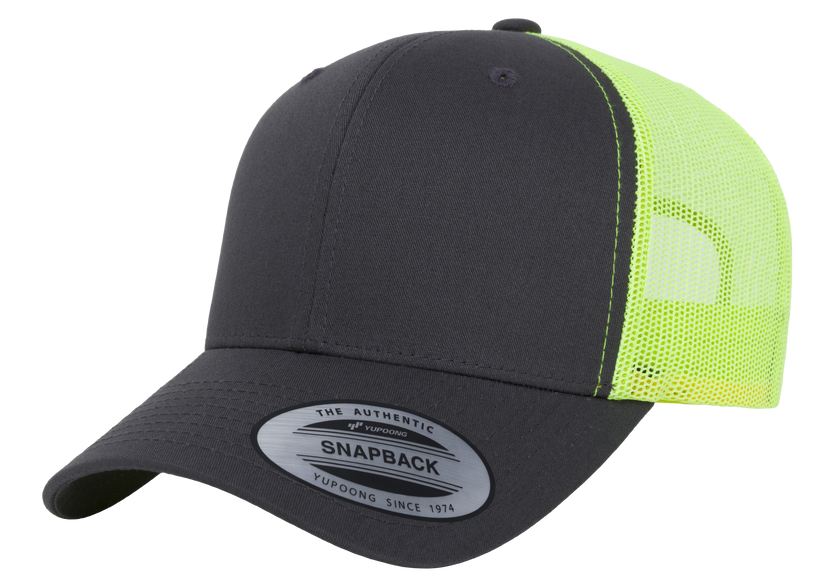 YP Classics, Yupoong 6606 6 Panel Retro Trucker Cap - Blank
