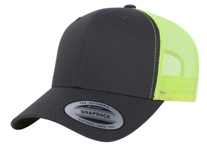 YP Classics, Yupoong 6606 6 Panel Retro Trucker Cap - Blank