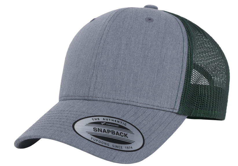 YP Classics, Yupoong 6606 6 Panel Retro Trucker Cap - Blank