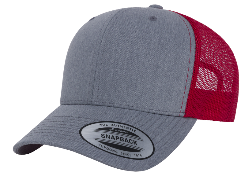 YP Classics, Yupoong 6606 6 Panel Retro Trucker Cap - Blank