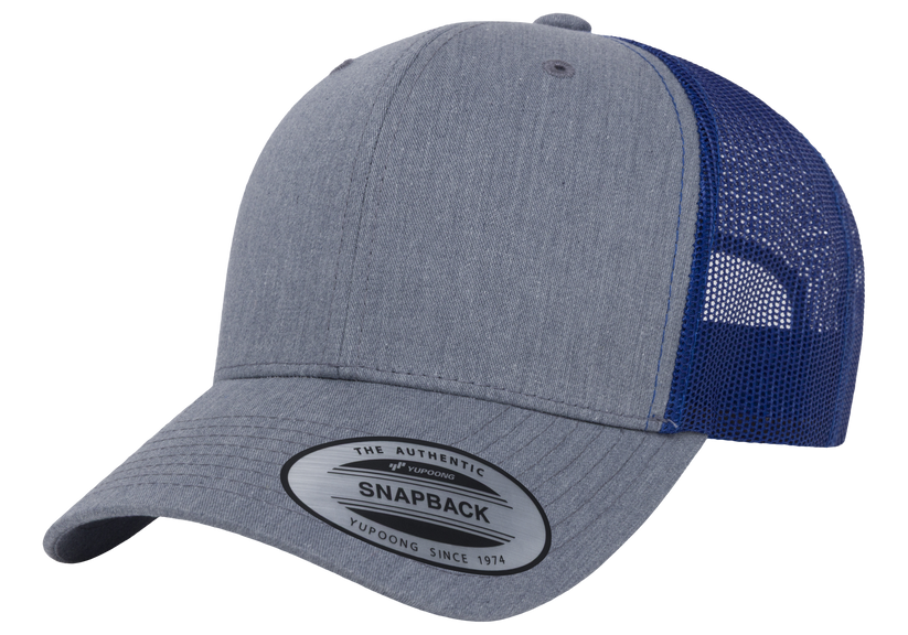 YP Classics, Yupoong 6606 6 Panel Retro Trucker Cap - Blank