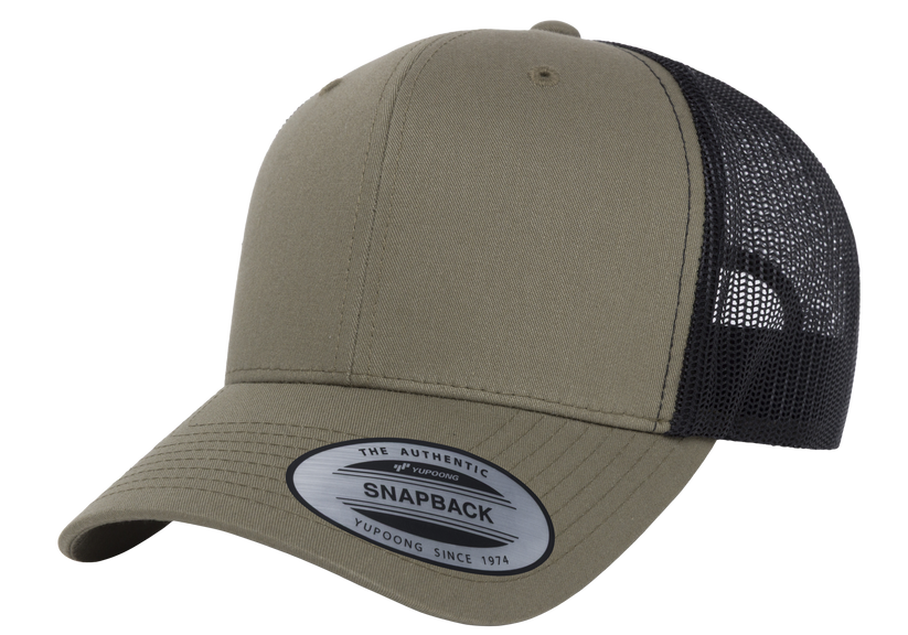 YP Classics, Yupoong 6606 6 Panel Retro Trucker Cap - Blank
