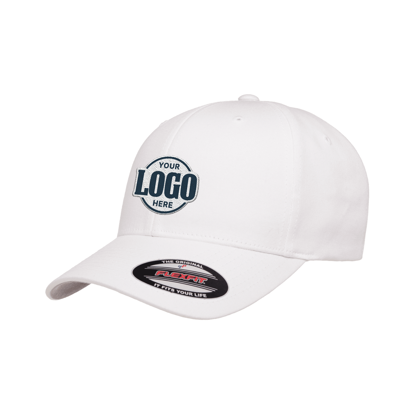 Custom Embroidered FlexFit 5001 V-Flexfit Cotton Twill Cap