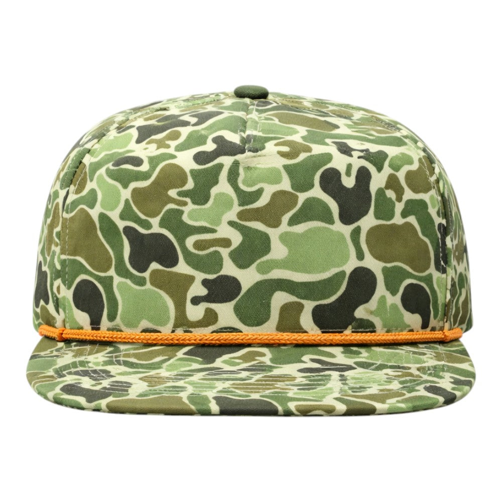 Blank Rope Hats Camo 5-Panel Snapback