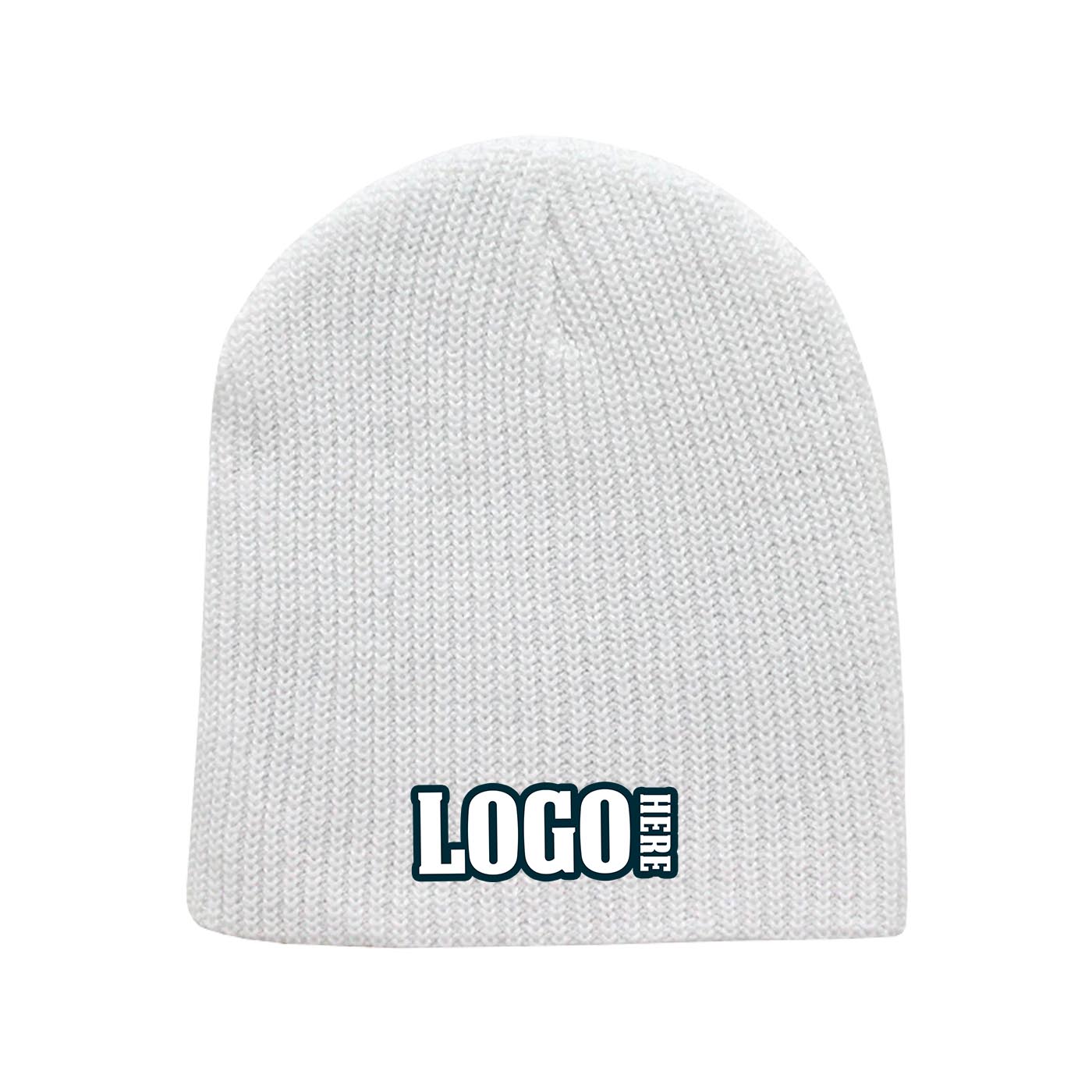 Custom Embroidered Decky 608 - GI Cuffless Watch Cap, Knit Beanie