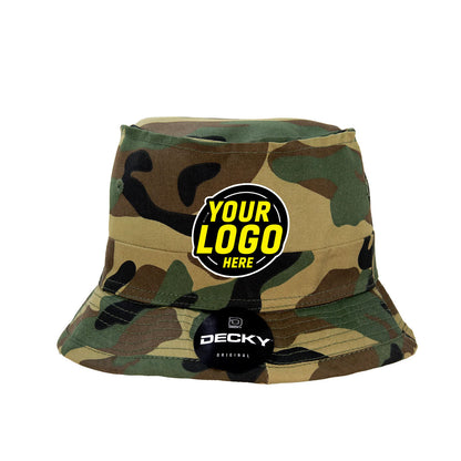 Custom Embroidered Decky 450 - Fisherman's Bucket Hat, Structured Fisherman's Hat