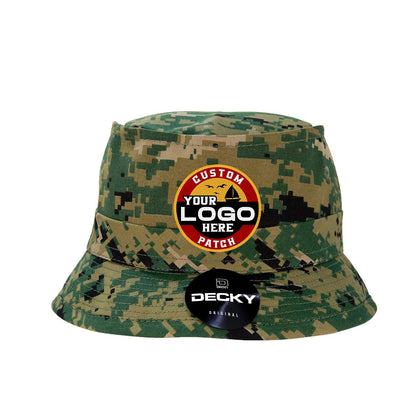 Custom Embroidered Decky 450 - Fisherman's Bucket Hat, Structured Fisherman's Hat