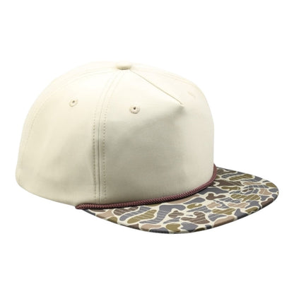 Blank Rope Hats Camo 5-Panel Snapback