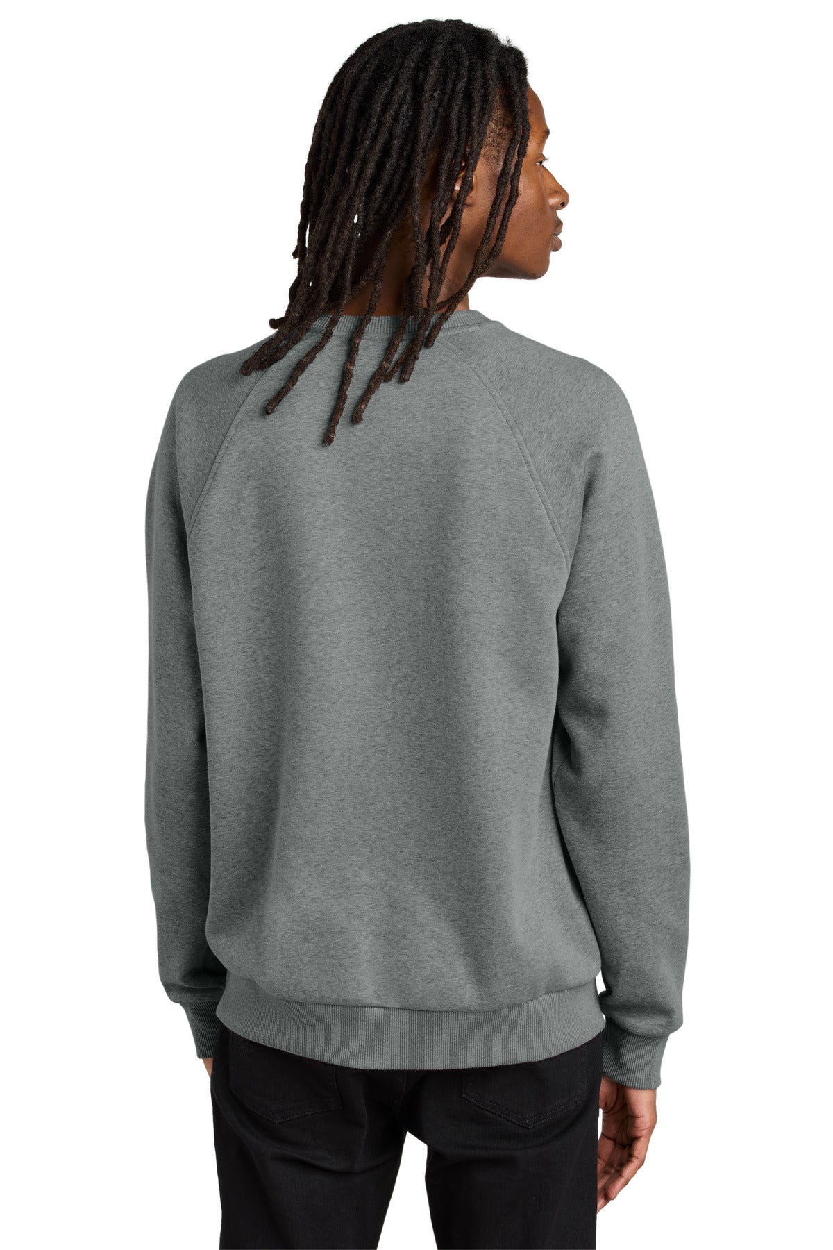 AlumGryHtr Allmade Unisex Organic CVC Fleece Crewneck Sweatshirt AL5004
