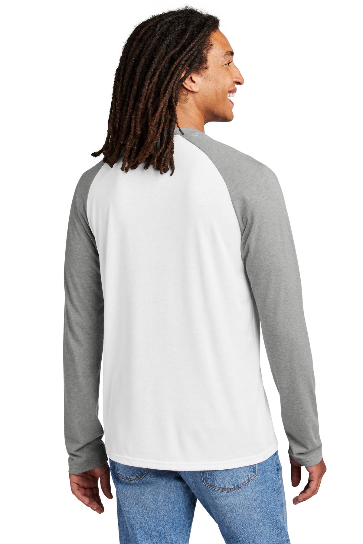 AlumGy/BtW Allmade Unisex Tri-Blend Long Sleeve Colorblock Raglan AL6009