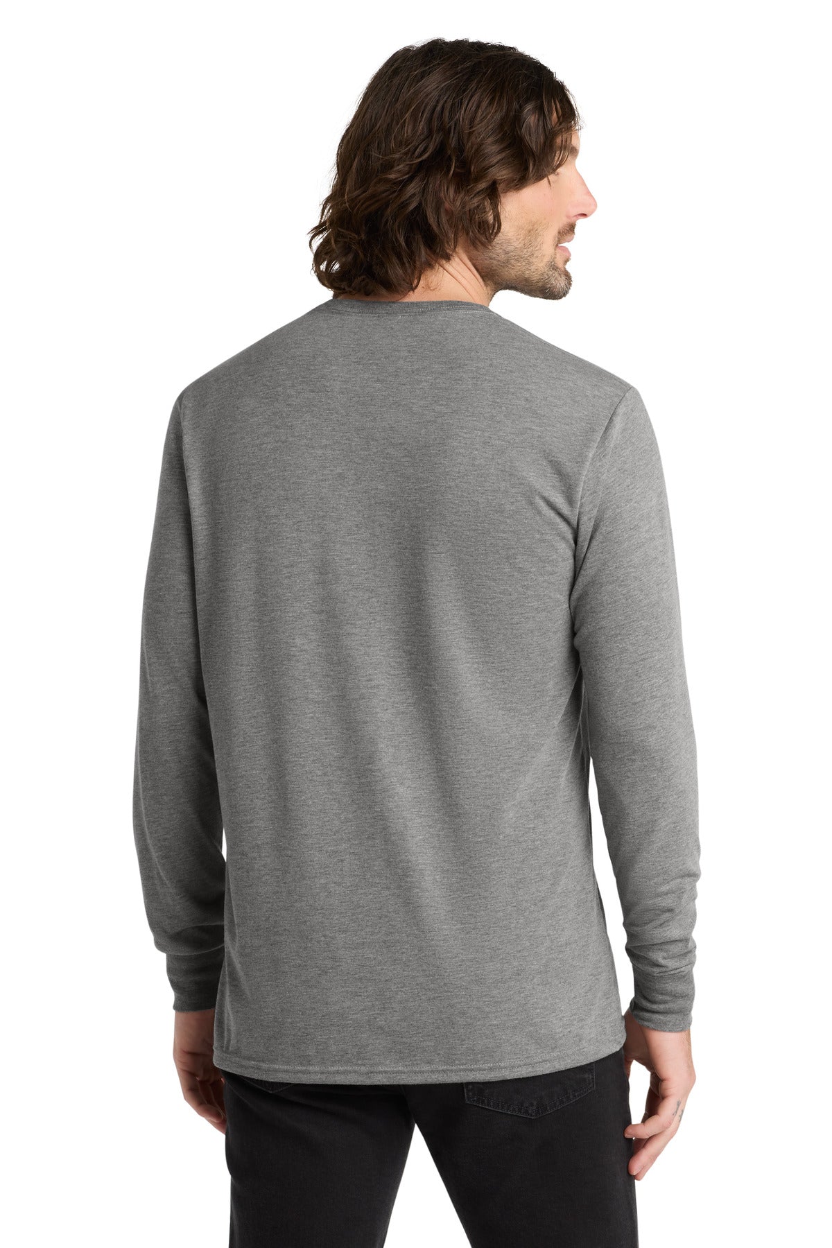 Aluminum Grey Allmade Unisex Tri-Blend Long Sleeve Tee AL6004