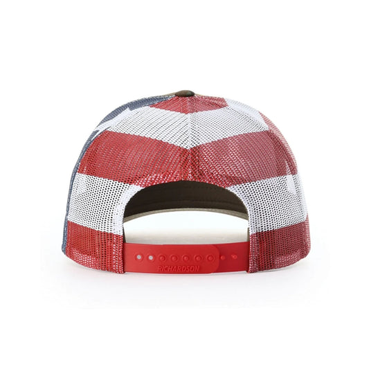 Custom Embroidered Richardson 112PM Printed Mesh Back Trucker Cap, Snapback Hat