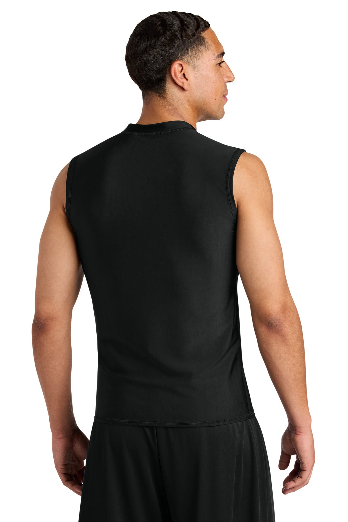 Black A4 Compression Muscle Tee A4N2306