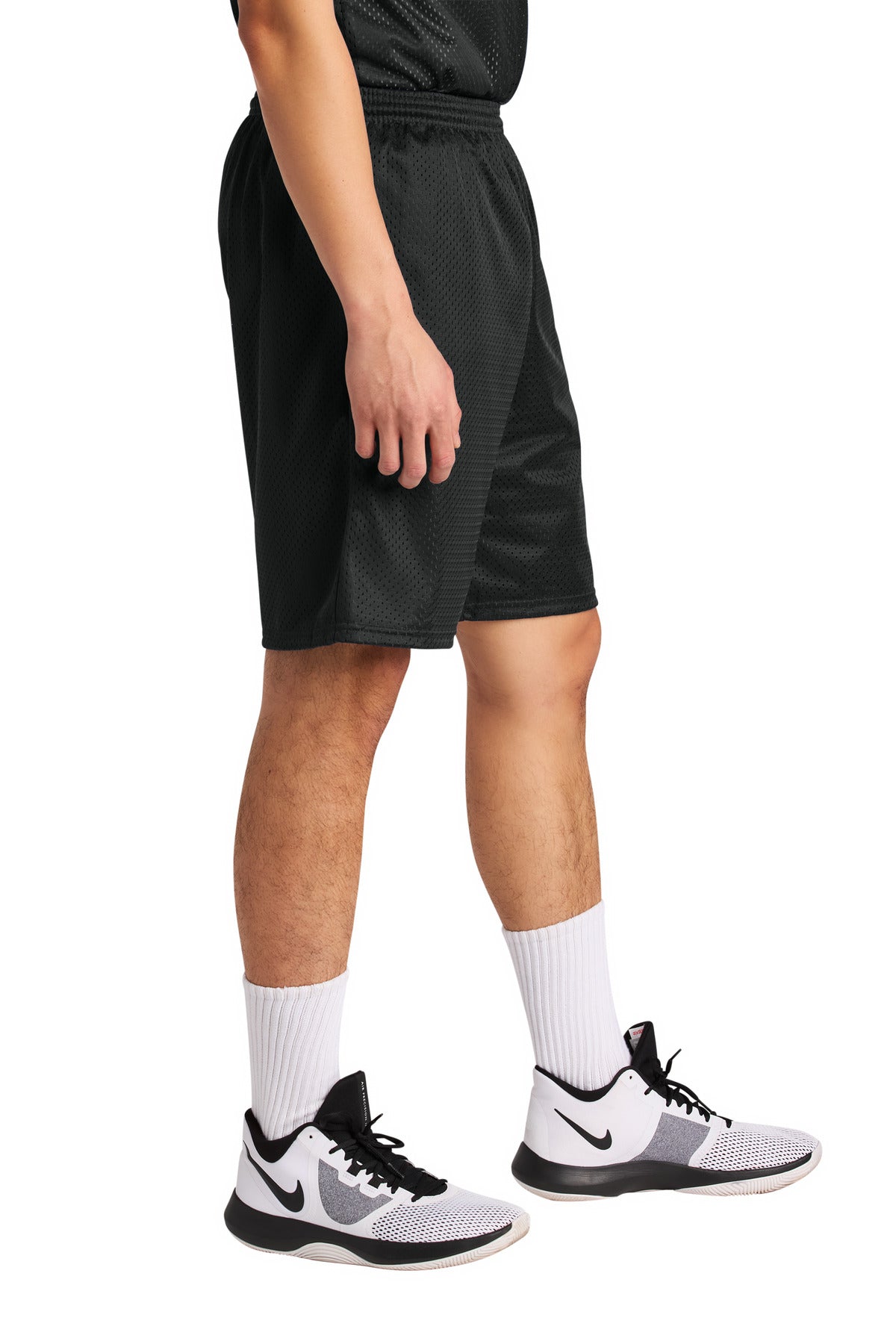 Black A4 Sprint 9" Mesh Short A4N5296