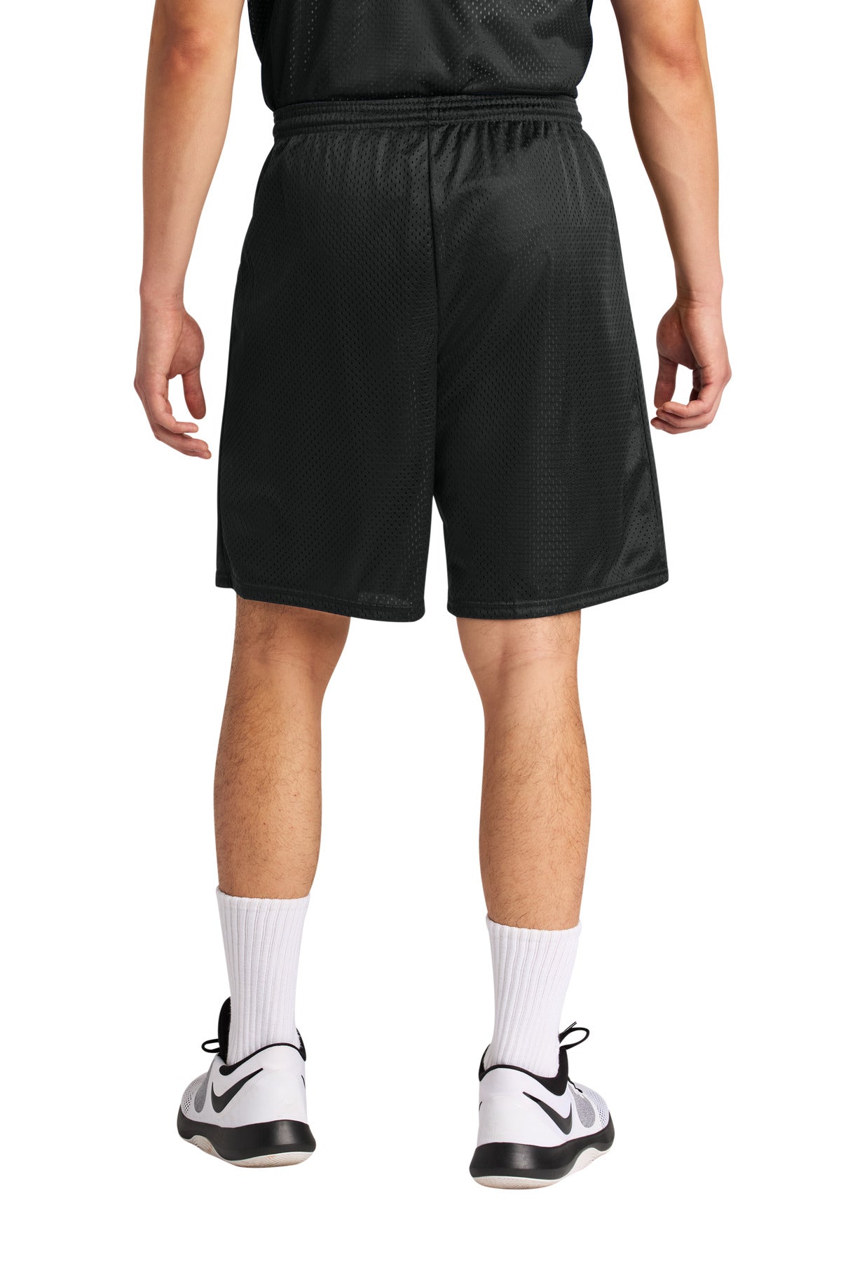 Black A4 Sprint 9" Mesh Short A4N5296