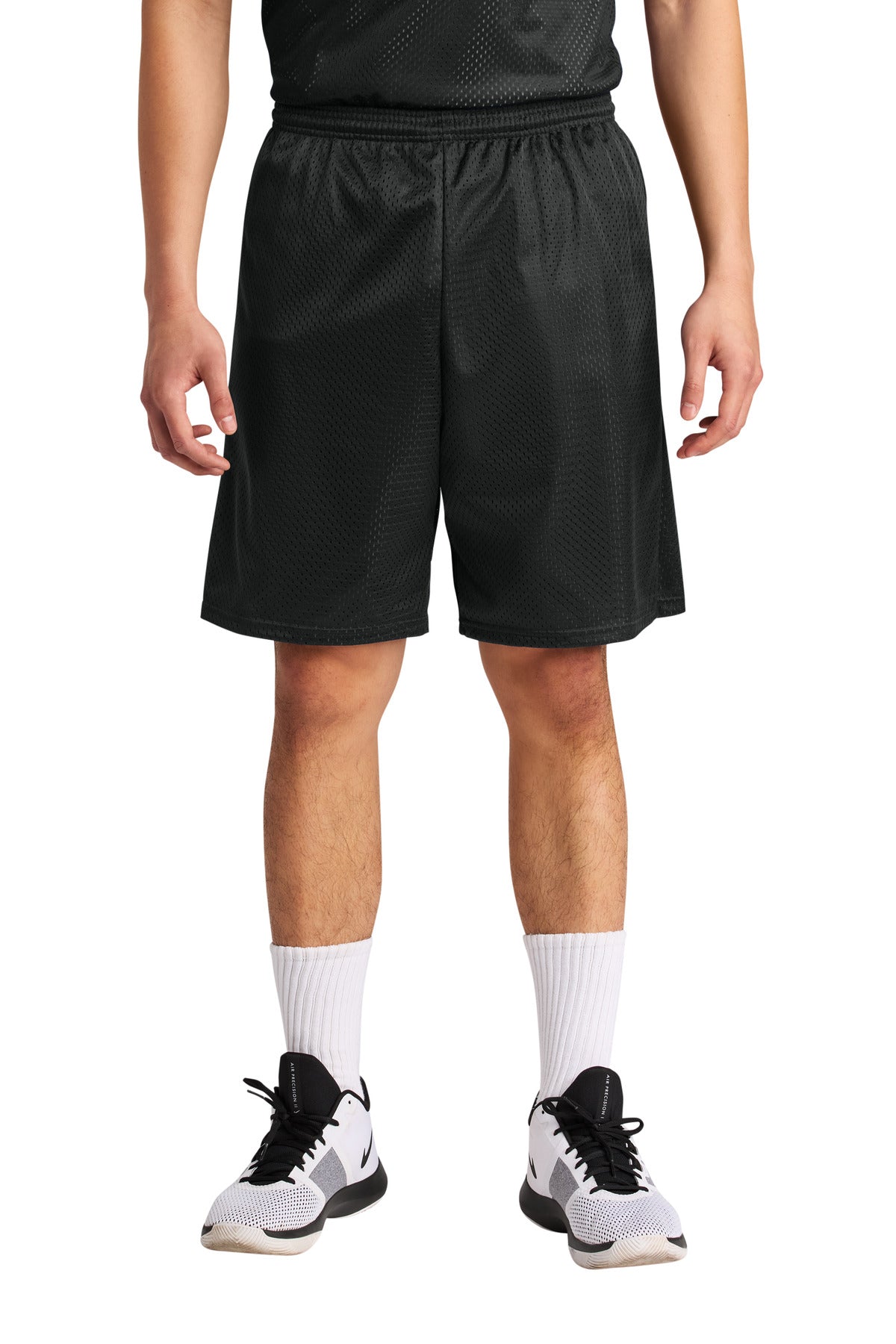 Black A4 Sprint 9" Mesh Short A4N5296