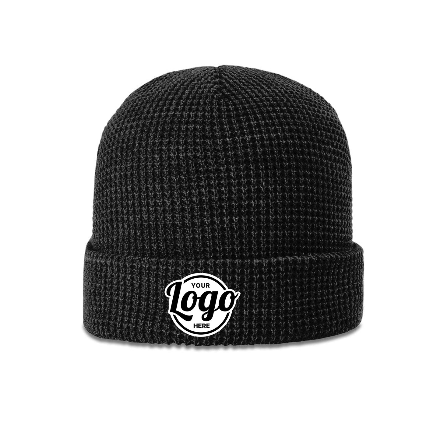 Richardson Beanie Custom Logo Package Deal - Style 146 Waffle Knit Beanie