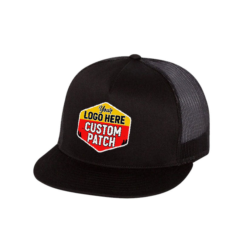 Custom Patch YP Classics, Yupoong 6006 Flat Bill Trucker Cap