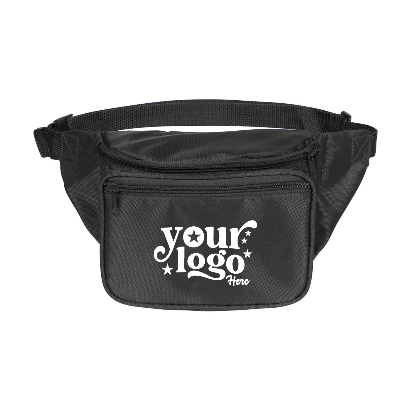 Custom Printed Nissun Nylon 3-Pocket Fanny Pack NFNP