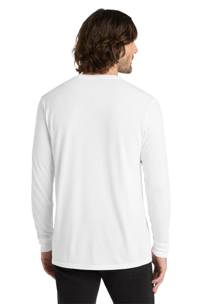 BrtWhite Allmade Unisex Tri-Blend Long Sleeve Tee AL6004