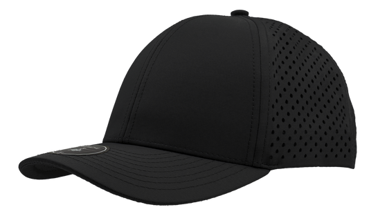 Custom Patch Zapped Headwear Apache 6 Panel Perforated Snapback Cap