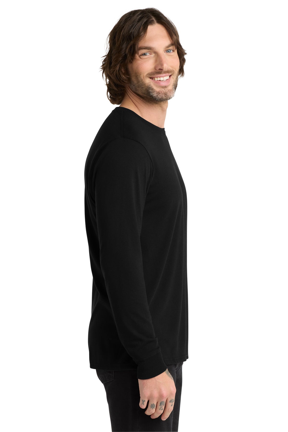 DeepBlack Allmade Unisex Tri-Blend Long Sleeve Tee AL6004