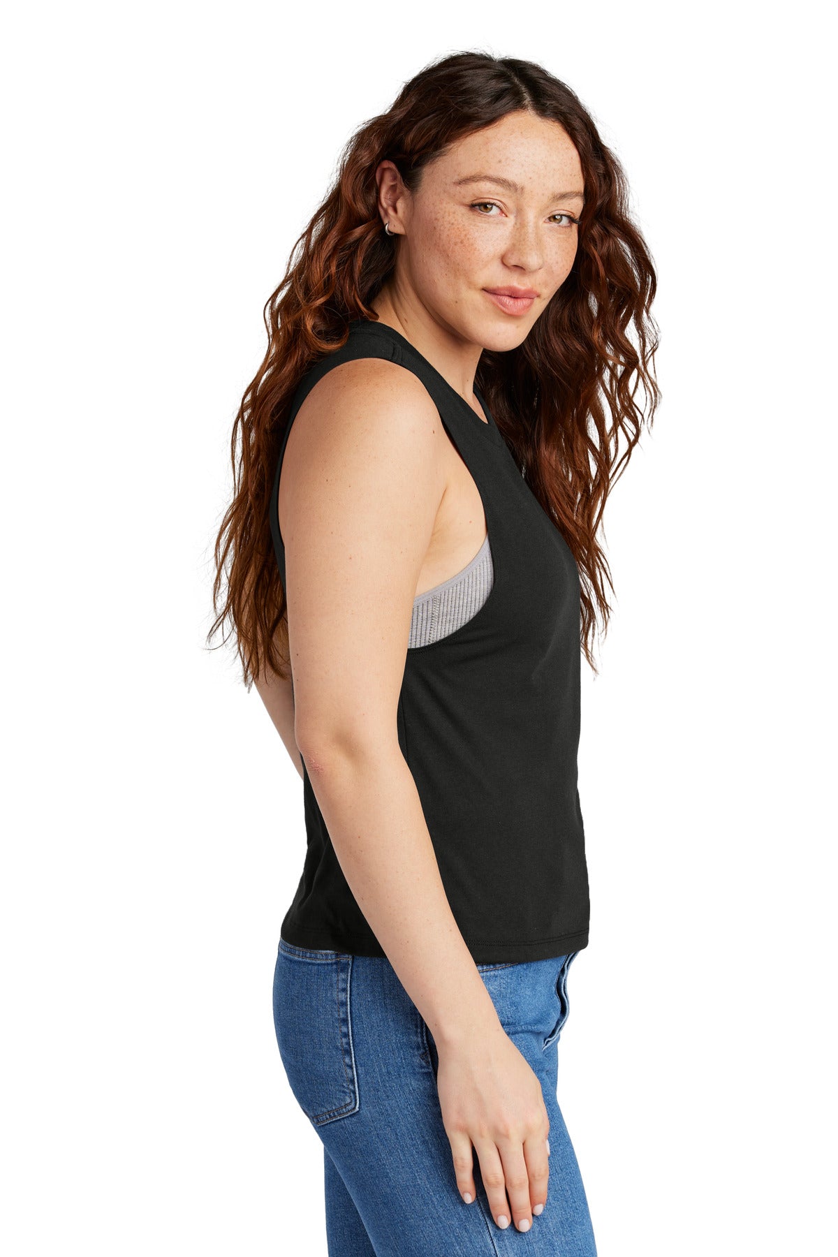 DeepBlack Allmade Women's Tri-Blend Muscle Tank AL2020