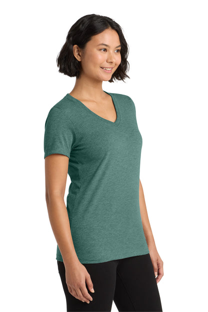 DpSeaGreen Allmade Women's Tri-Blend V-Neck Tee AL2018