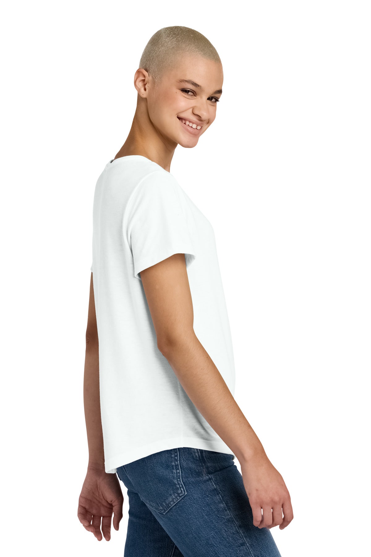 FairlyWht Allmade Women's Relaxed Tri-Blend Scoop Neck Tee AL2015