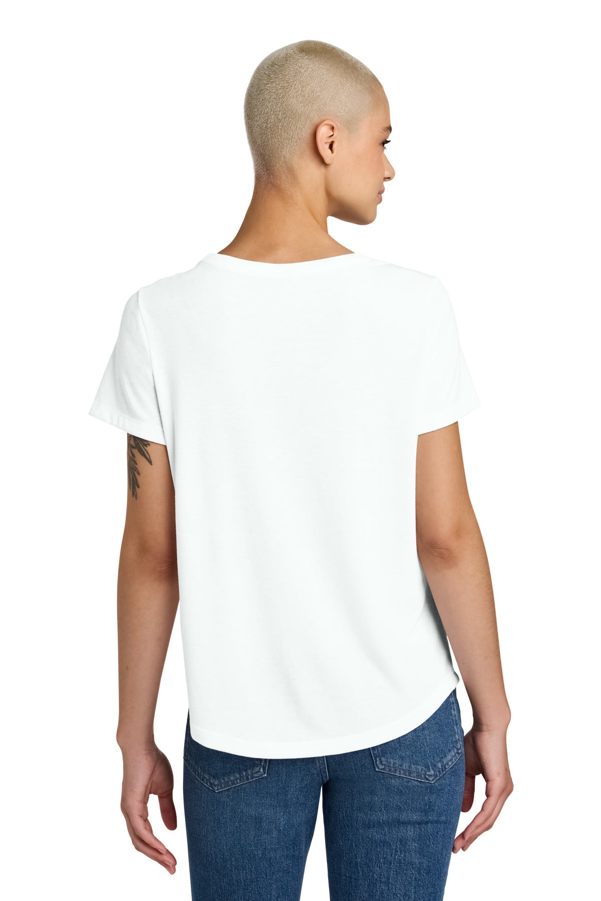 FairlyWht Allmade Women's Relaxed Tri-Blend Scoop Neck Tee AL2015