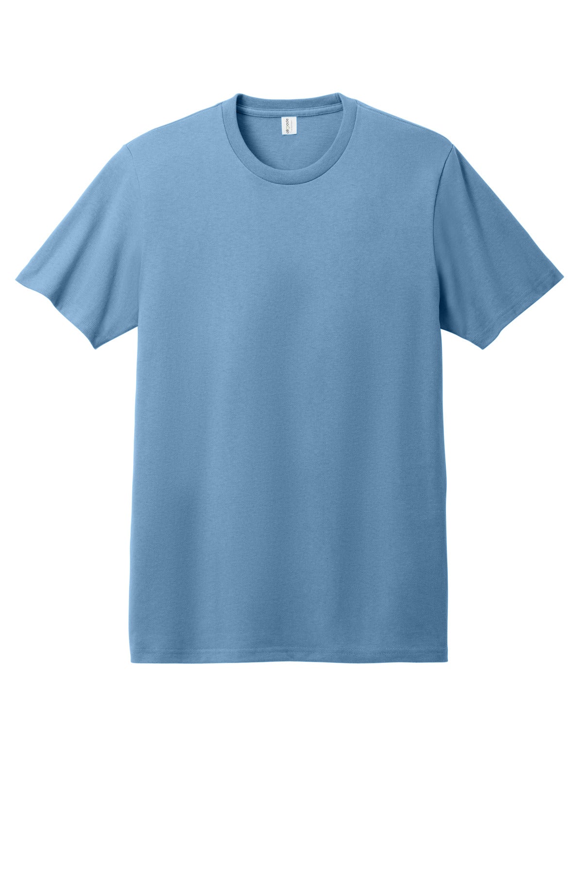 Front View of ArcticBlue Allmade Unisex Heavyweight Recycled Cotton Tee AL3000