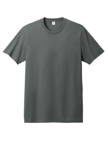 Front View of AshGrey Allmade Unisex Heavyweight Recycled Cotton Tee AL3000