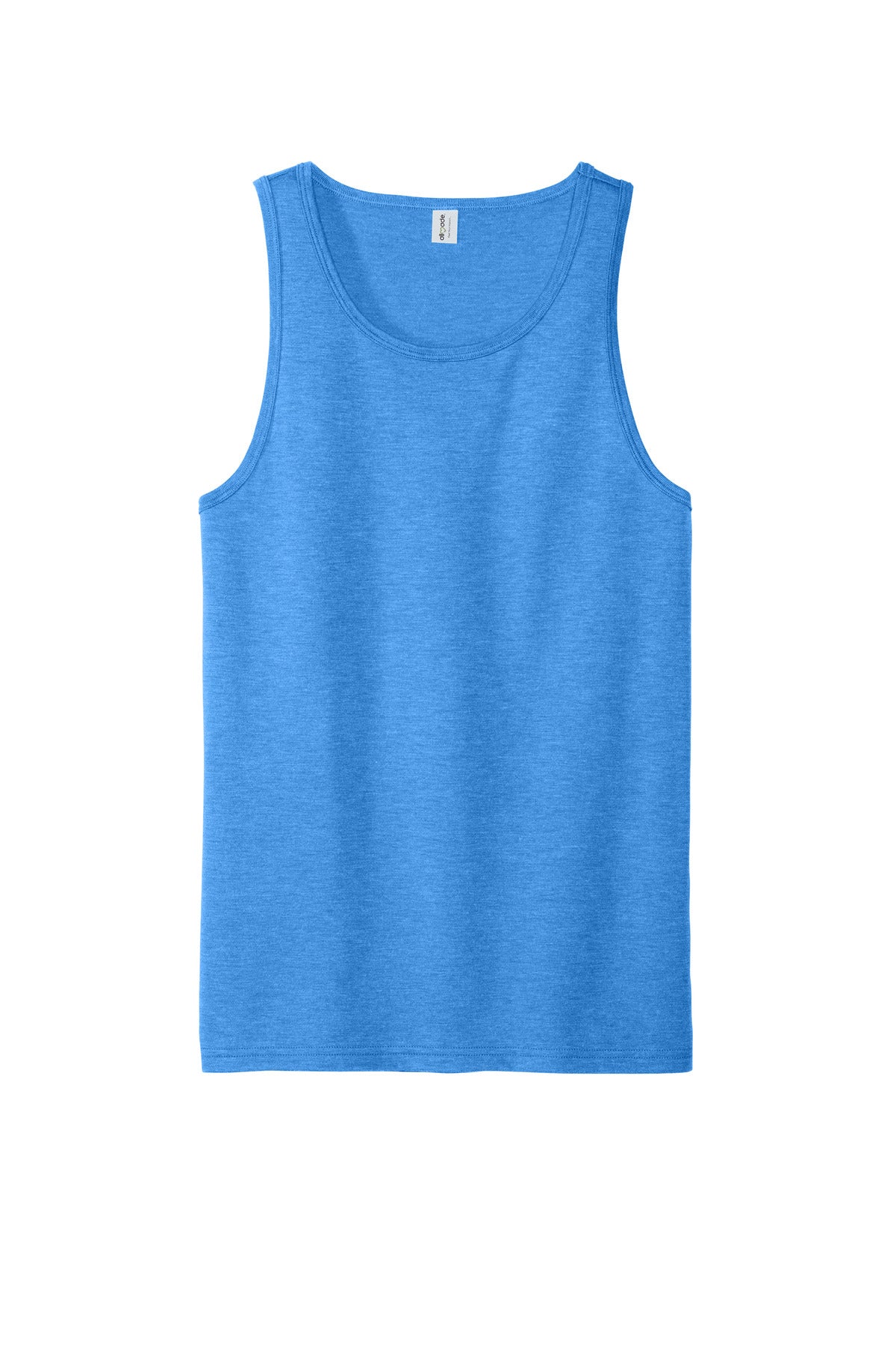 Front View of AzureBlue Allmade Unisex Tri-Blend Tank AL2019