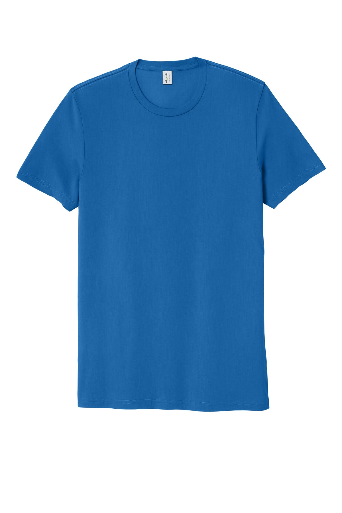 Front View of BeaconBlue Allmade Unisex Organic Cotton Tee. AL2100