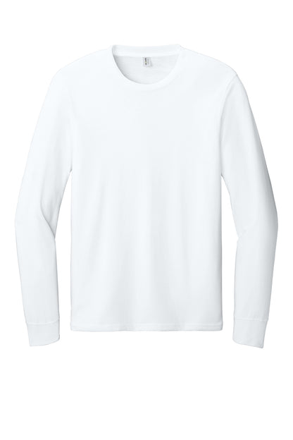 Front View of BrtWhite Allmade Unisex Long Sleeve Organic Cotton Tee AL6104