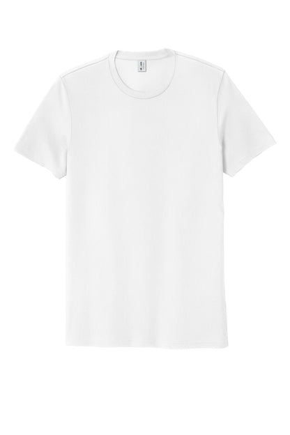Front View of BrtWhite Allmade Unisex Organic Cotton Tee. AL2100