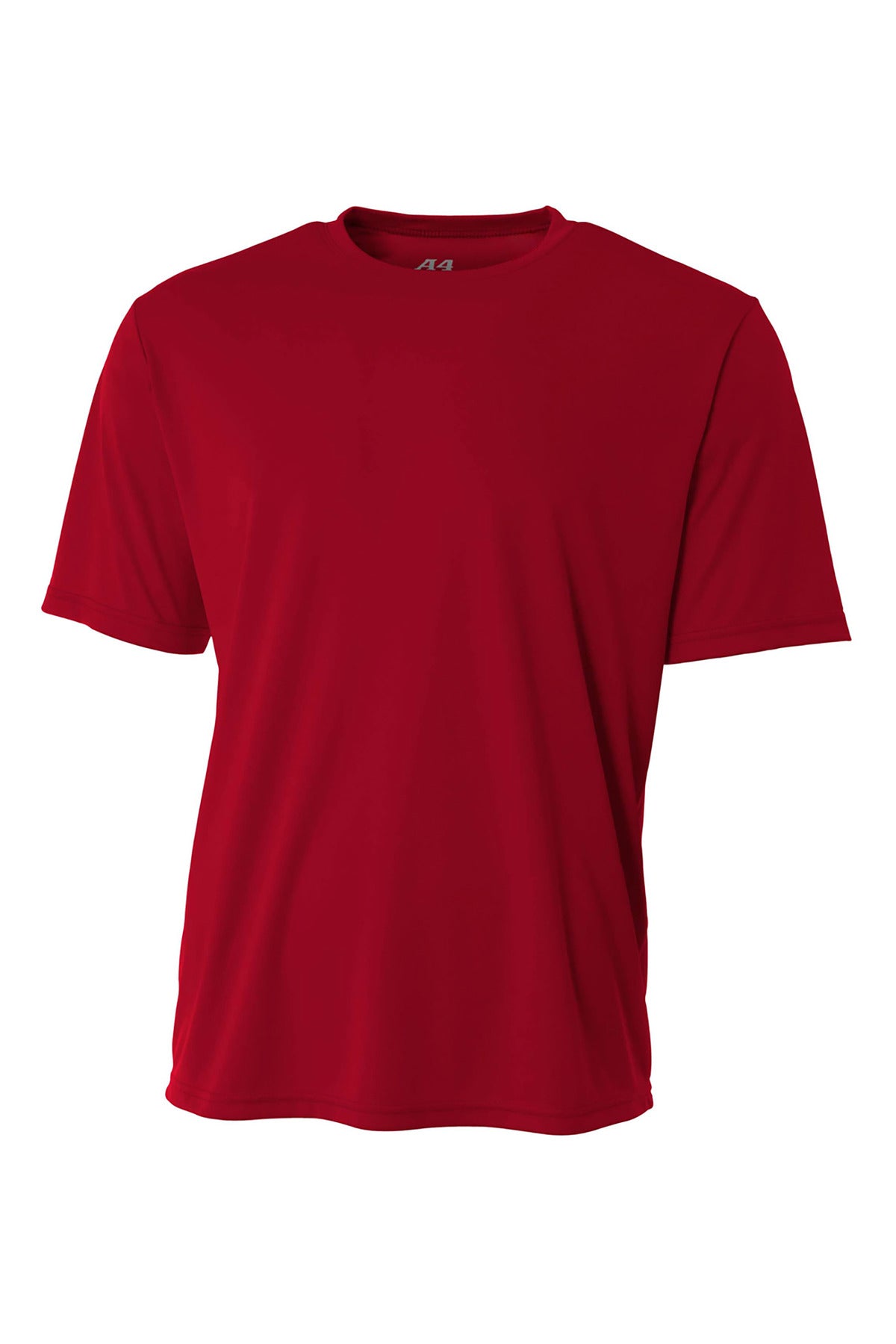 Front View of Cardinal A4 Cooling Performance Short Sleeve Tee A4N3142