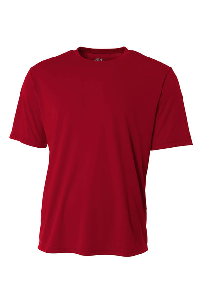 Front View of Cardinal A4 Cooling Performance Short Sleeve Tee A4N3142