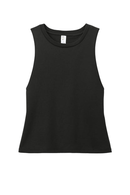 Front View of DeepBlack Allmade Women's Tri-Blend Muscle Tank AL2020