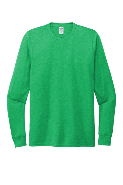 Front View of Enviro Green Allmade Unisex Tri-Blend Long Sleeve Tee AL6004