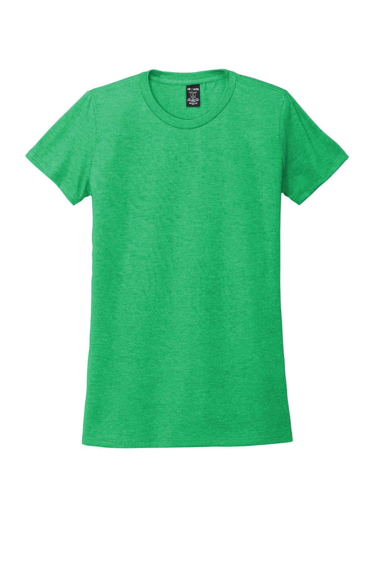 Front View of Enviro Green Allmade Women's Tri-Blend Tee AL2008