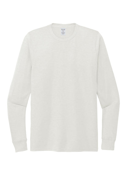 Front View of Fairly White Allmade Unisex Tri-Blend Long Sleeve Tee AL6004