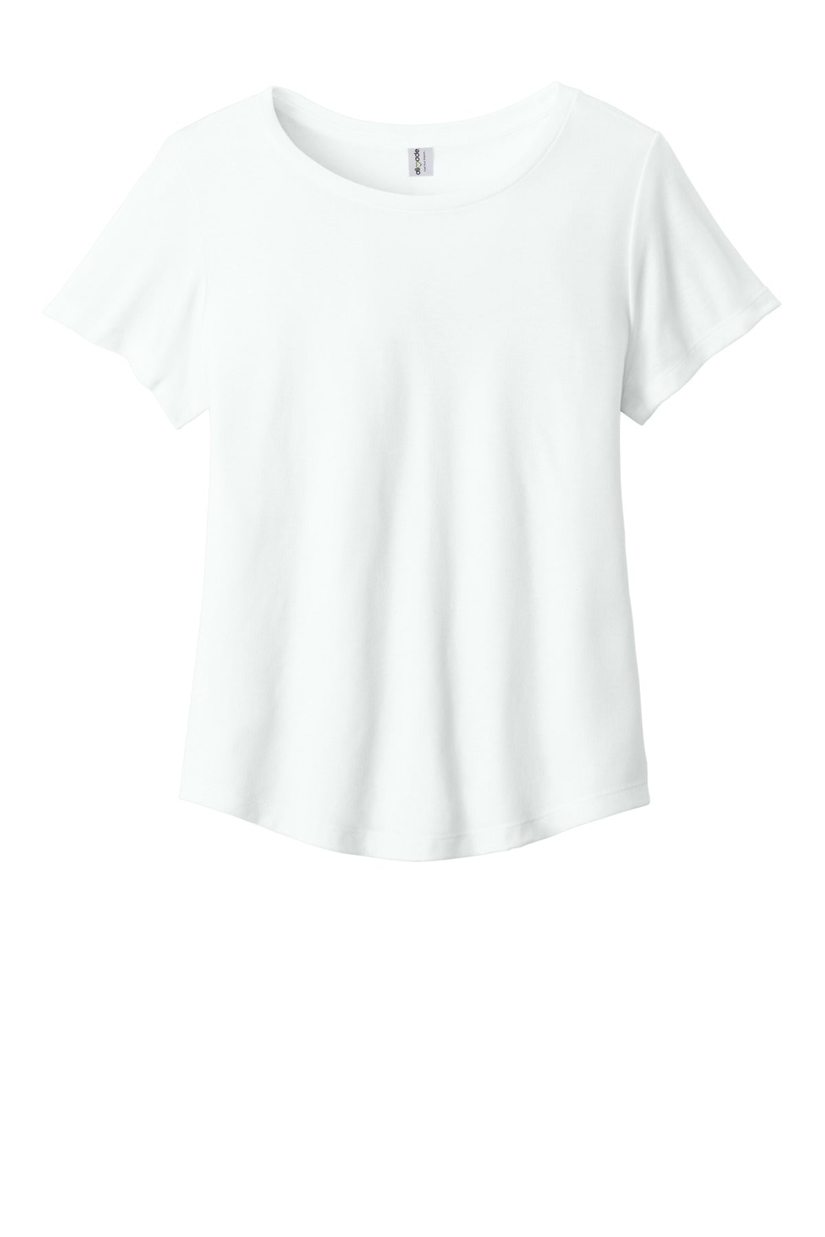 Front View of FairlyWht Allmade Women's Relaxed Tri-Blend Scoop Neck Tee AL2015