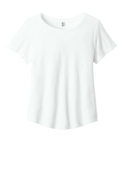 Front View of FairlyWht Allmade Women's Relaxed Tri-Blend Scoop Neck Tee AL2015