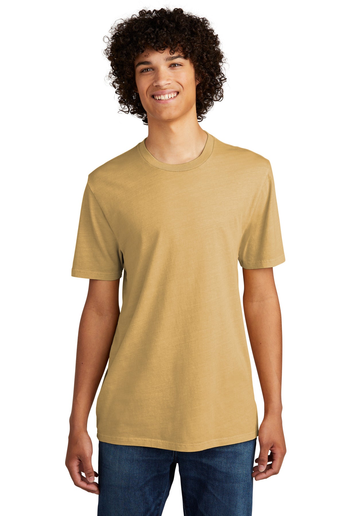 Front View of GldnWheat Allmade Unisex Mineral Dye Organic Cotton Tee AL2400